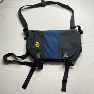 Timbuk2 Black and Blue Small Messenger Bag